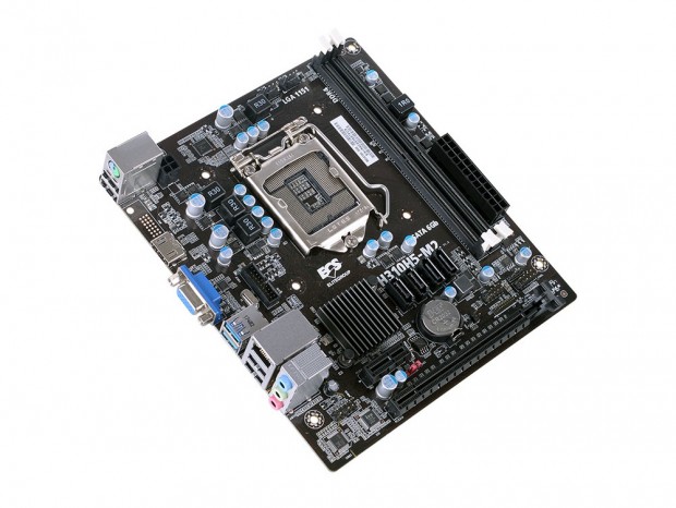 Mini-ITXケースにも搭載できるCoffee Lake対応MicroATXマザー、ECS「H310H5-M2」