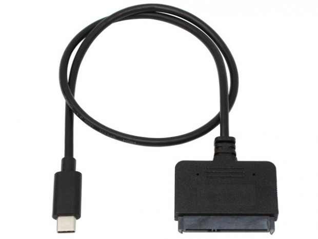 スマホでも使えるSATA-USB3.1 Type-C変換アダプタ、アイネックス「CVT-10」