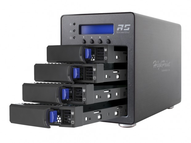 U.2 NVMe SSDを4台搭載できるRAIDケース、HighPoint「eNVMe SSD6540」