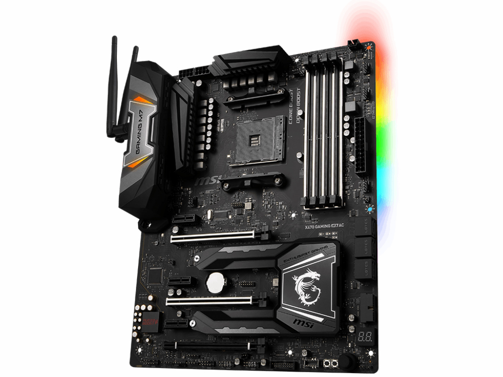 MSI、第2世代Ryzen対応のAMD X470ゲーミングマザー計3モデル