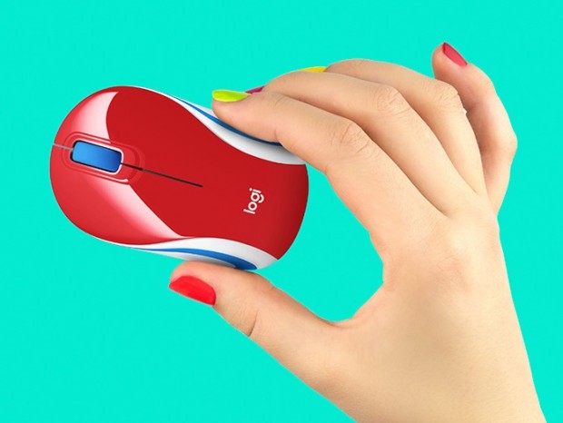ロジクール史上最小のワイヤレスマウス「M187r」シリーズ26日発売