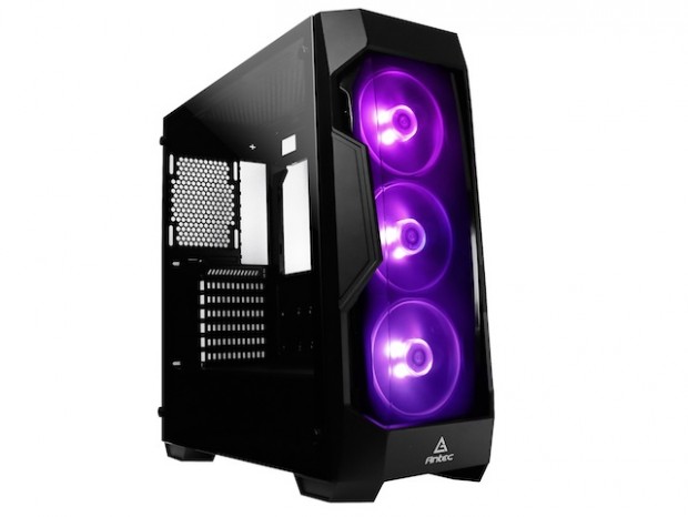 強化ガラスパネルとRGB LEDファン搭載のミドルタワーPCケース、Antec「DF500 RGB」