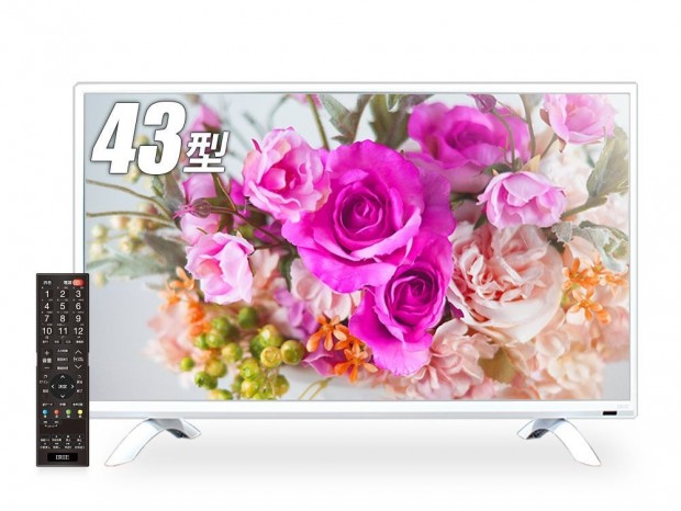 MARSHAL、東芝製基板採用の液晶テレビに43型＆32型のホワイトモデルを追加