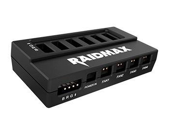 水冷やファンのイルミ＆回転数をまとめて制御できるRGBハブ、RAIDMAX「MX-642RH」