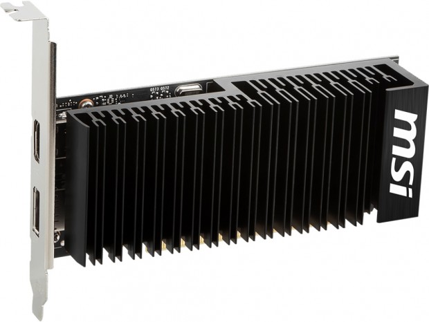 DDR4メモリ採用のロープロファンレスVGA、MSI「GeForce GT 1030 2GHD4 LP OC」