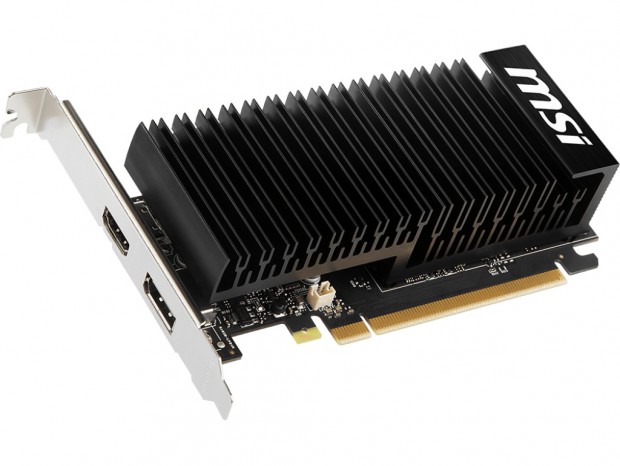 DDR4メモリ採用のロープロファンレスVGA、MSI「GeForce GT 1030 2GHD4 LP OC」