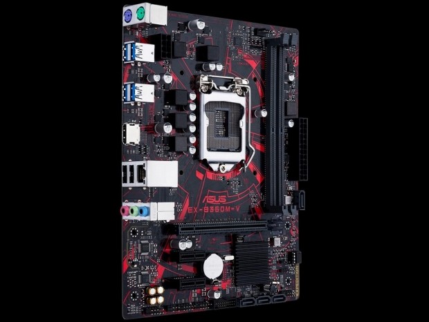 「5X Protection III」対応のネットカフェ向け高耐久マザー、ASUS「EX-B360M-V」