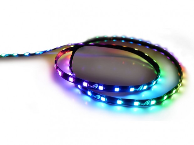 ASUS純正、ROGアドレサブルLEDストリップ「ROG Addressable LED Strip」発売