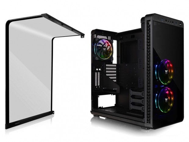 ガルウイングサイドパネル採用のミドルタワー、Thermaltake「VIEW 37」国内発売日確定