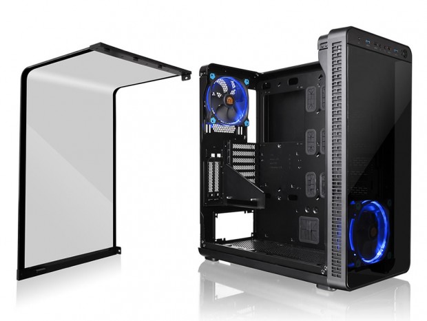 ガルウイングサイドパネル採用のミドルタワー、Thermaltake「VIEW 37」国内発売日確定