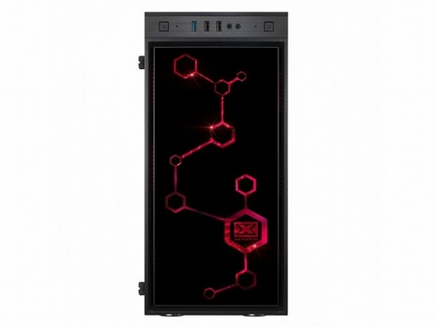 イルミネーションが映える星座デザインのガラスパネル採用ケース、XIGMATEK「ARIES」