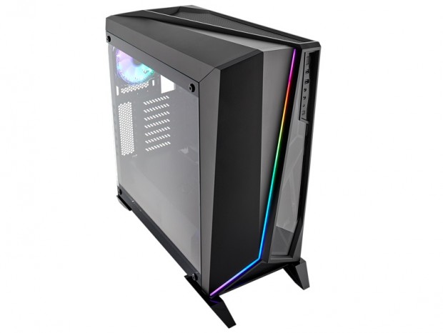 フロントフェイスにRGBイルミを埋め込んだ、CORSAIRの左右非対称ケース「SPEC-OMEGA RGB」