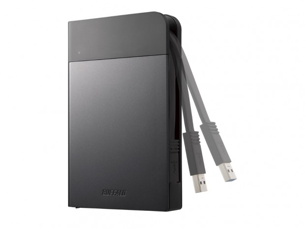 自ら故障を予測するセキュアなポータブルHDD、バッファロー「HD-PZFU3-A」シリーズ