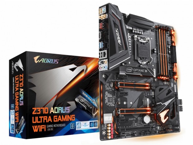 GIGABYTE、Optane Memory標準の「Z370 AORUS ULTRA GAMING WIFI-OP」11日発売