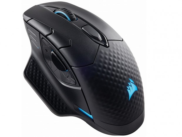 Bluetooh/無線/有線の3モード対応ゲーミングマウス、CORSAIR「DARK CORE RGB」19日発売