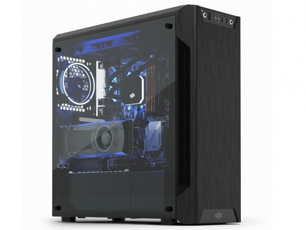 RGB LEDと強化ガラスサイドパネル採用ミドルタワー、SilentiumPC「Armis AR7 TG RGB」