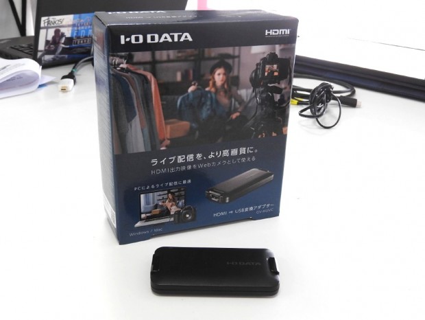 アイ・オーから一眼レフカメラやビデオカメラでライブ配信できるHDMIキャプチャー「GV-HUVC」