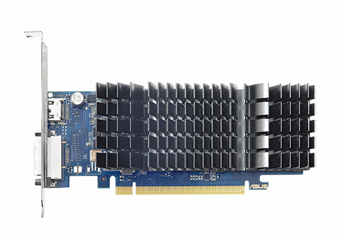 GDDR4メモリ搭載のファンレスGeForce GT 1030、ASUS「GT1030-SL-2GD4-BRK」