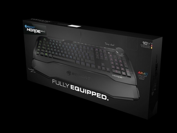ROCCATの“メンブレニカル”搭載キーボード、「Horde AIMO」が今月末に発売