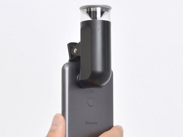 サンコー、スマホで360°VR撮影ができるクリップ式レンズを税込3,980円で発売