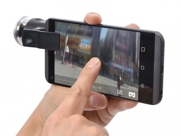 サンコー、スマホで360°VR撮影ができるクリップ式レンズを税込3,980円で発売