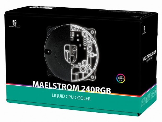 RGB LEDファンを搭載するオールインワン水冷、Deepcool「MAELSTROM 240 RGB」
