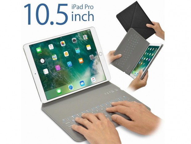 10.5インチiPad Proと一体化する極薄キーボードカバー「Bookey smart」がJTTから