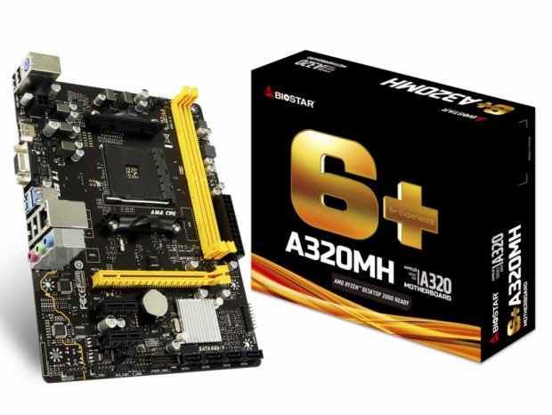 BIOSTAR、AMD A320チップ採用のRyzen対応MicroATXマザー「A320MH」