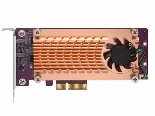 QNAP、最大4枚のNVMe M.2 SSDを搭載できるNAS用PCIe拡張カード「QM2 Card」シリーズ