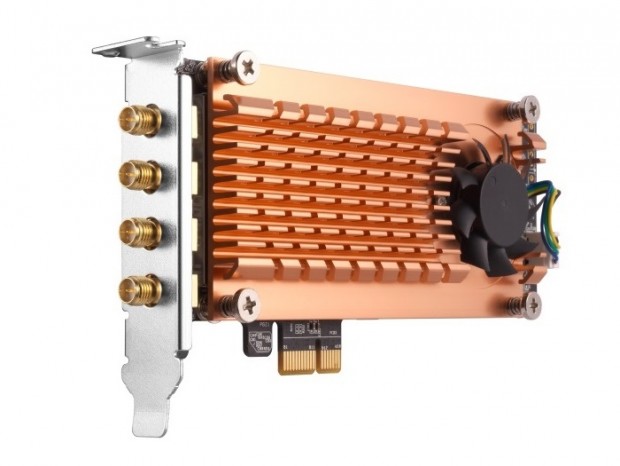 QNAP、4×4 MU-MIMO対応のPCIe（x1）接続ワイヤレスアダプタ「QWA-AC2600」