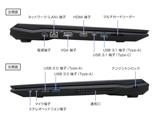 6コアCPUとGeForce MX150を搭載する15.6型ノートPC、マウス「m-Book ...