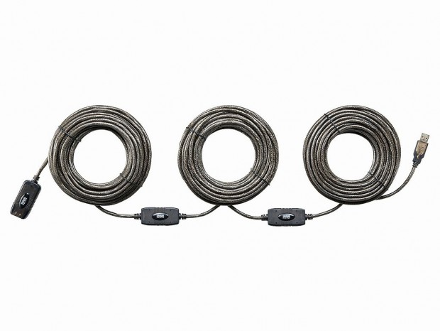 サンワサプライ、全長30mのUSBリピーターケーブル「KB-USB-R230」発売