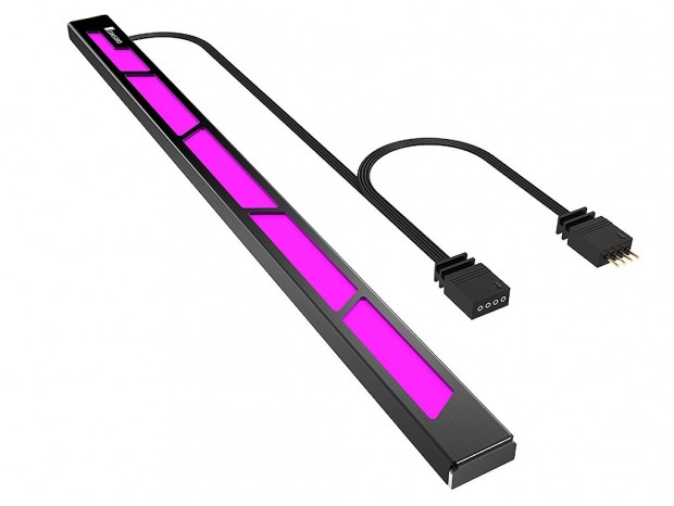 マグネットで固定できる。アルミカバー採用RGB LEDストリップ、Cooltek「LB3-Black」