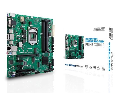 Intel Q370チップ採用のCoffee Lake対応ビジネス向けMicroATX、ASUS「PRIME Q370M-C」