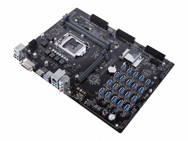 20枚のVGAを搭載できるマイニングマザーボード、ASUS「H370 Mining Master」