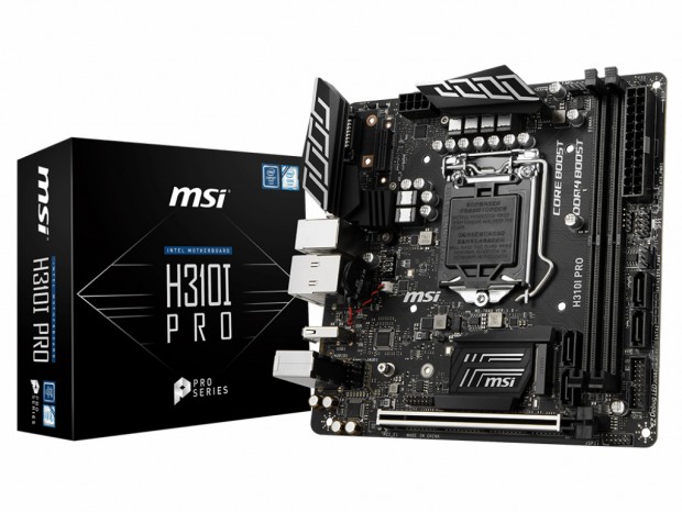 Coffee Lake対応のエントリーMini-ITXマザーボード、MSI「H310I PRO」