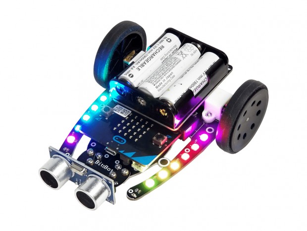 玄人志向、ロボットカーを自作できるIoT組み立てキット「KR-MBBOT」