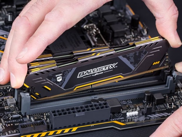 マイクロンジャパン、ASUS「TUF GAMING」コラボメモリ「Ballistix Sport AT」を7月発売