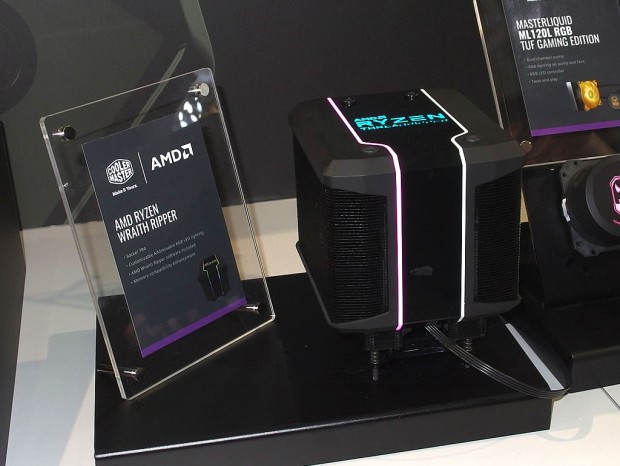 AMDと共同開発したTDP 250W対応の空冷クーラー、Cooler Master「Wraith Ripper」は21日発売