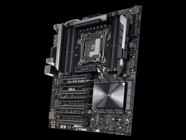 デュアル10ギガビットLAN搭載のIntel X299マザーボード、ASUS「WS X299 SAGE/10G」