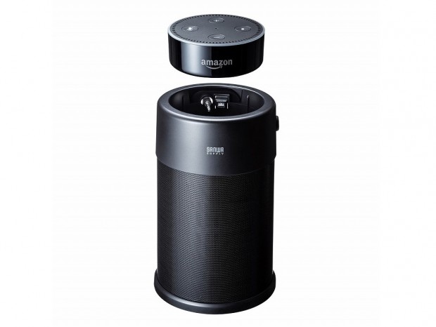 サンワダイレクト、Amazon Echo Dotをワイヤレス＆高音質化できるスピーカードックを発売