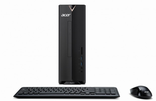 横幅わずか10cmのスリムデスクトップPC、日本エイサー「Aspire X」シリーズ3モデル
