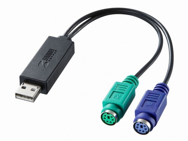 お気に入りのPS/2マウス・キーボードをUSBに変換するアダプタがサンワサプライから