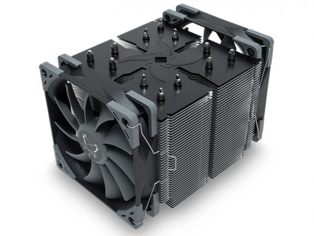 サイズ、オリジナル設計の大型サイドフローCPUクーラー「忍者五」発表