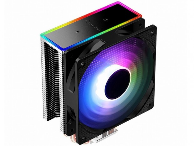 RGB LEDライティング対応のサイドフロー型CPUクーラー、アイネックス「CR-601-RGB」
