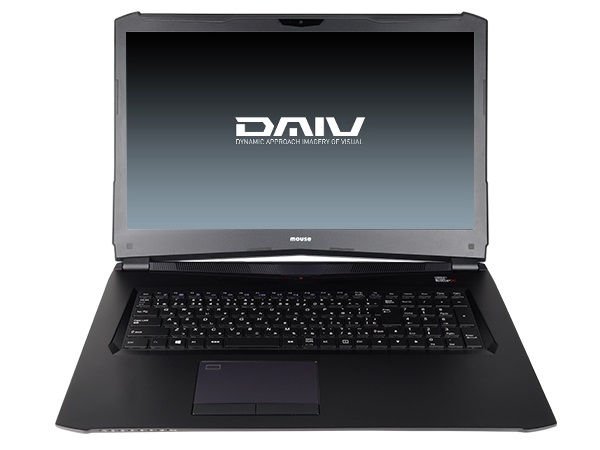 6コア/12スレッド対応のCore i7-8750H搭載4KクリエイターノートPCがマウスDAIVから発売