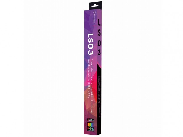 SilverStone、アドレサブルRGB対応のLEDストリップキット「LS03」