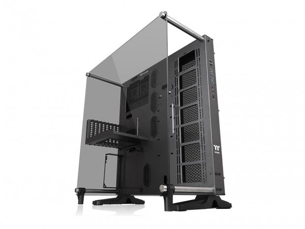マザーボードの搭載向きが変更できるオープンフレームケース、Thermaltake「Core P5 TG Ti」