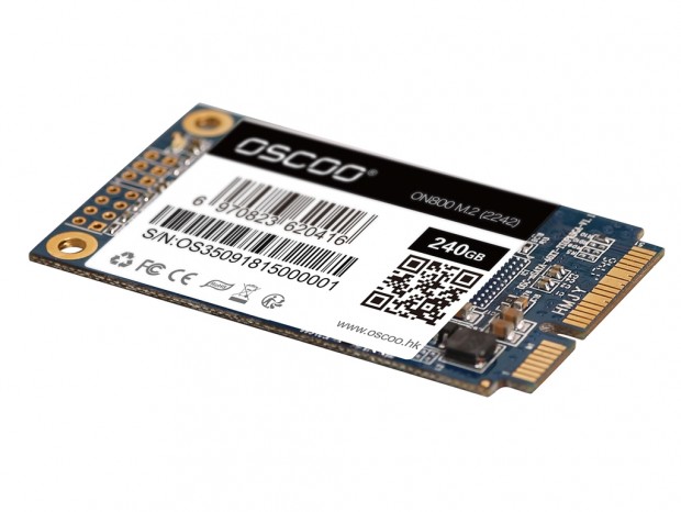 リンクス、MLC NAND採用のSATA3.0 SSD「ON800 M.2 2242 240GB」近日発売