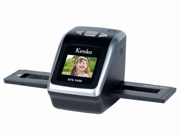 傷やホコリを自動的に補正するフィルムスキャナー、ケンコー・トキナー「KFS-1490」